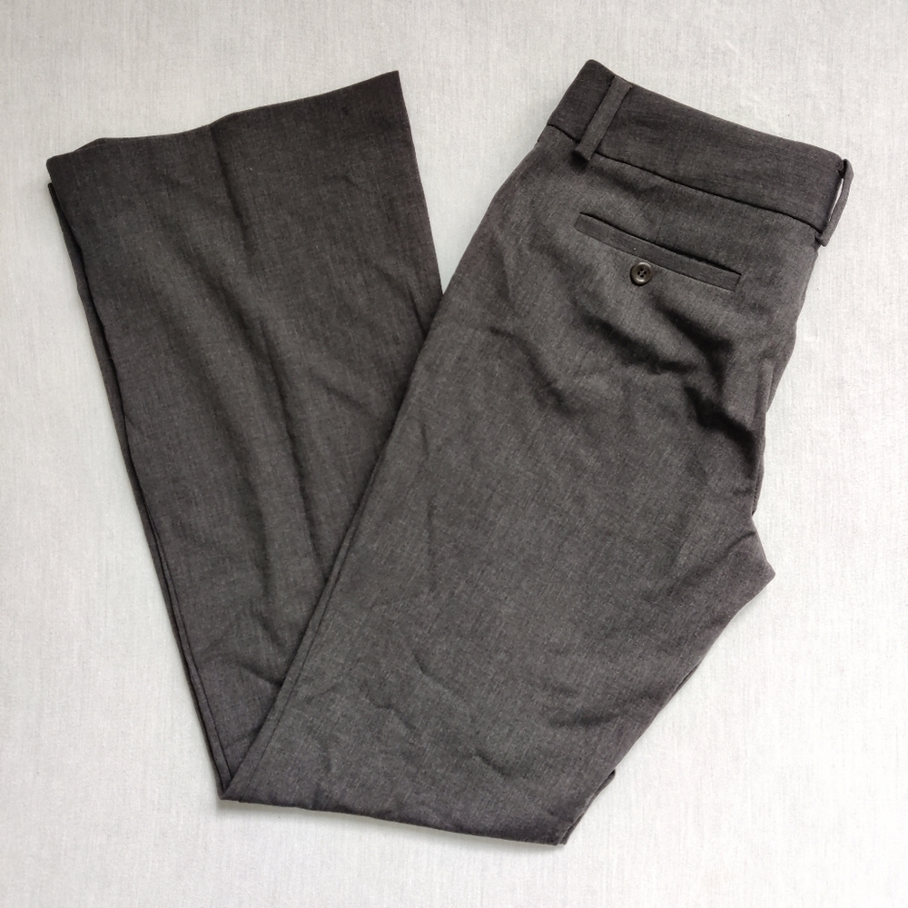 INC International Concepts Women's Trousers Size 6 Gray Pantsuits Office Formal